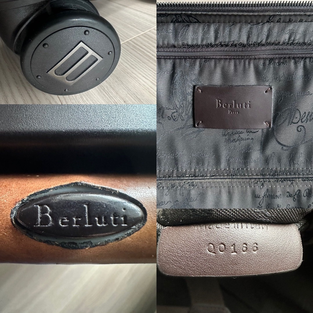 Berluti(ベルルッティ)の定価127万 ベルルッティ FORMULA1004 スーツケース 総スクリット柄 メンズのバッグ(トラベルバッグ/スーツケース)の商品写真