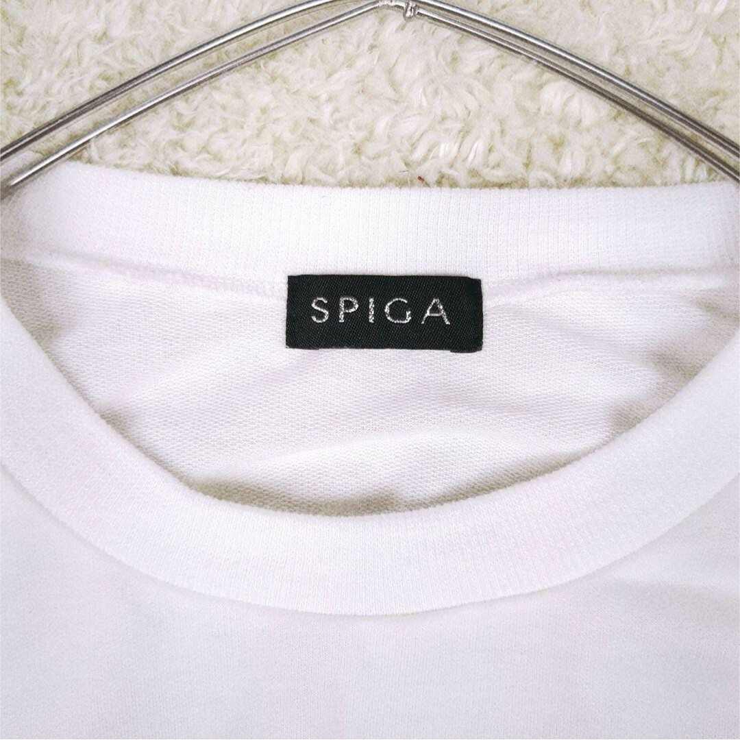 SPIGA(スピーガ)のSPIGA　スピーガ　半袖トレーナー　星条旗　ワッペン　Tシャツ　ポンチョ風 レディースのトップス(カットソー(半袖/袖なし))の商品写真