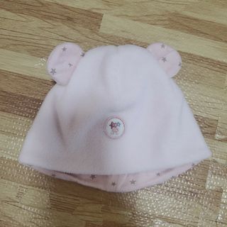 ベベ(BeBe)の【美品】ベベ　くま耳　ベビー帽子【匿名配送】(帽子)