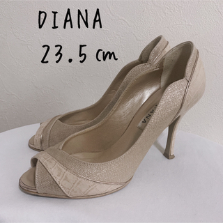 DIANA - DIANA グリッターシースルーパンプス 24cmの通販｜ラクマ