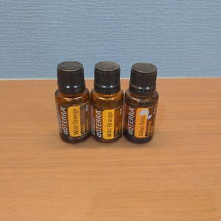 ドテラ(doTERRA)のdoTERRA　エッセンシャルオイル　開封済み３本セット(エッセンシャルオイル（精油）)