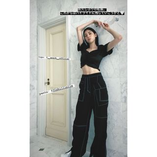 スリーワンフィリップリム(3.1 Phillip Lim)の3.1 Phillip lim ステッチワイドパンツ(カジュアルパンツ)