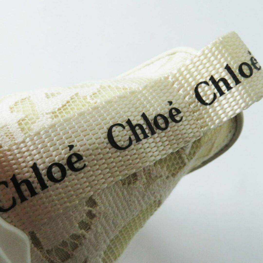 Chloe(クロエ)の未使用品◎イタリア製 Chloe クロエ LAUREN SLIP ON LACE レディース レース スリッポン／スニーカー ベージュ 40 箱・保管袋付き レディースの靴/シューズ(スリッポン/モカシン)の商品写真