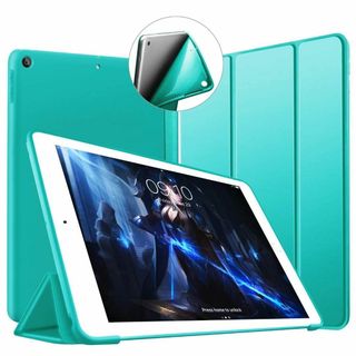 iPad 9.7 ケース 超軽量 ソフトカバー衝撃吸収 三つ折(iPadケース)