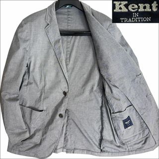 ヴァンヂャケット(VAN Jacket)のJ6416美品 ケント イン トラディション ストレッチジャケット グレー LL(テーラードジャケット)