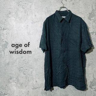 【US 古着】Age of Wisdom シャツ トップス アウター 半袖 XL(Tシャツ/カットソー(半袖/袖なし))