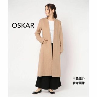 オスカー(OSKAR)の【送料無料】OSKAR オスカー ウールロングコート S グレー レディース(ロングコート)