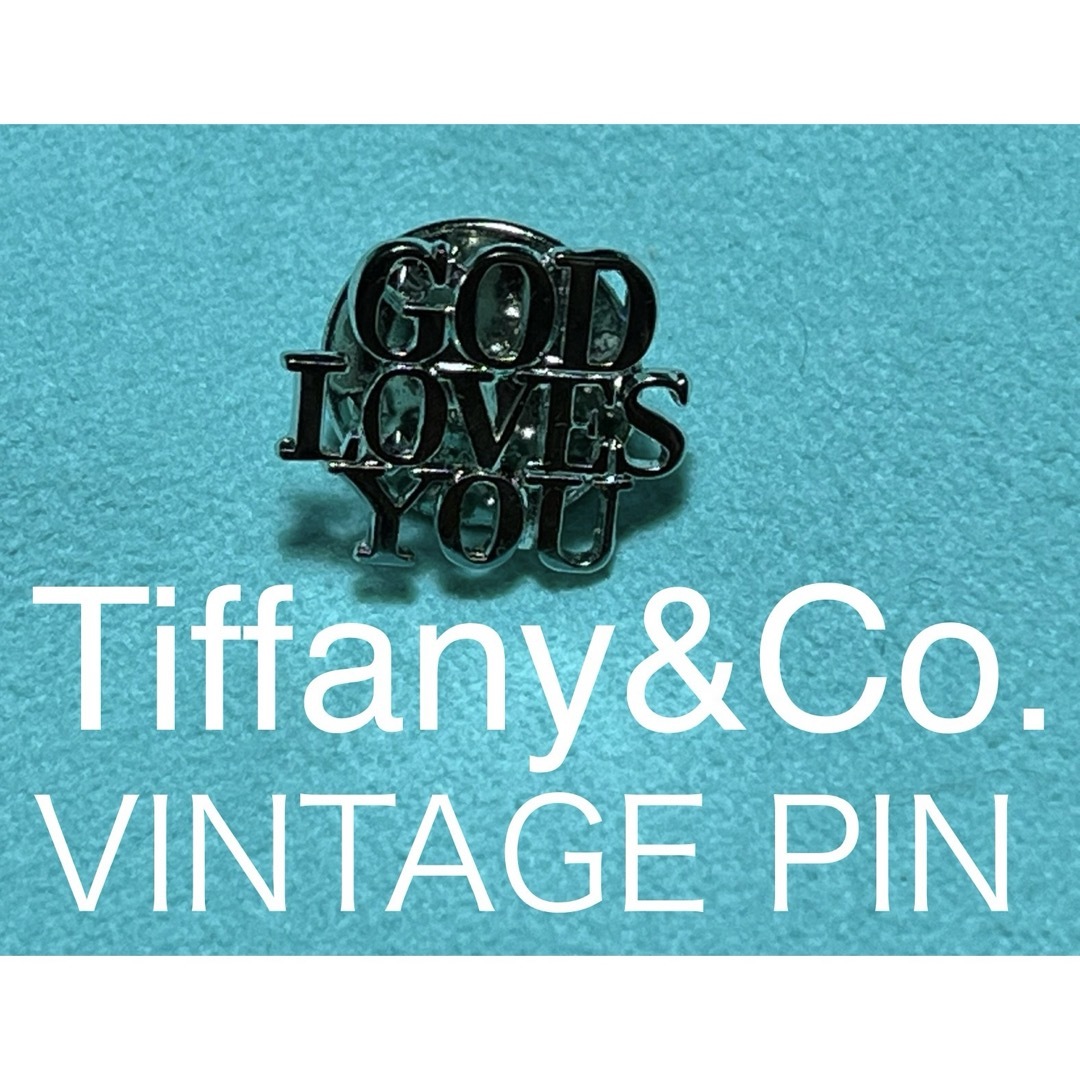 Tiffany & Co.(ティファニー)のTIFFANY&Co. GOD LOVES YOU ヴィンテージ ラペルピン メンズのアクセサリー(その他)の商品写真