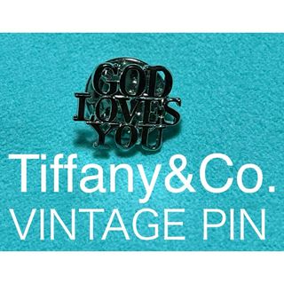 ティファニー(Tiffany & Co.)のTIFFANY&Co. GOD LOVES YOU ヴィンテージ ラペルピン(その他)