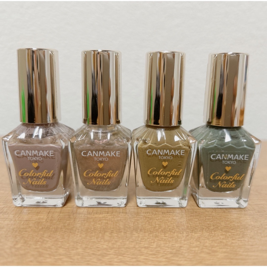 CANMAKE(キャンメイク)の⭐︎キャンメイク(CANMAKE) ⭐︎カラフルネイルズ (8ml)４本セット コスメ/美容のネイル(マニキュア)の商品写真