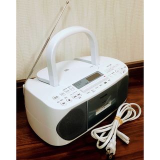 トウシバ(東芝)の【美品】TOSHIBA 東芝☆CDラジオカセットレコーダー TY-CDS7-S(ラジオ)