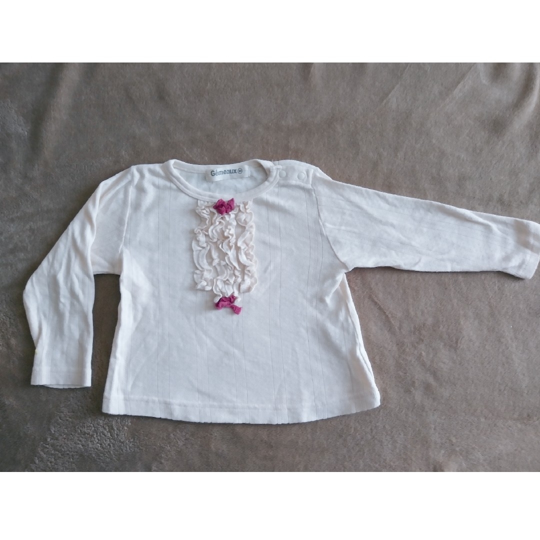 Gemeaux(ジェモー)のGemeaux 90cm　長袖 キッズ/ベビー/マタニティのキッズ服女の子用(90cm~)(Tシャツ/カットソー)の商品写真