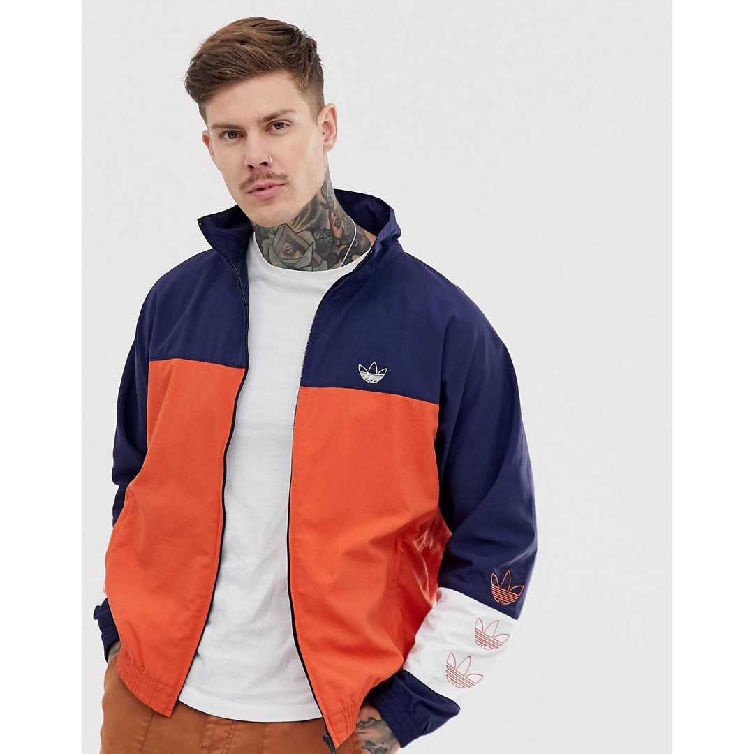 Adidas windbreaker coat cheap