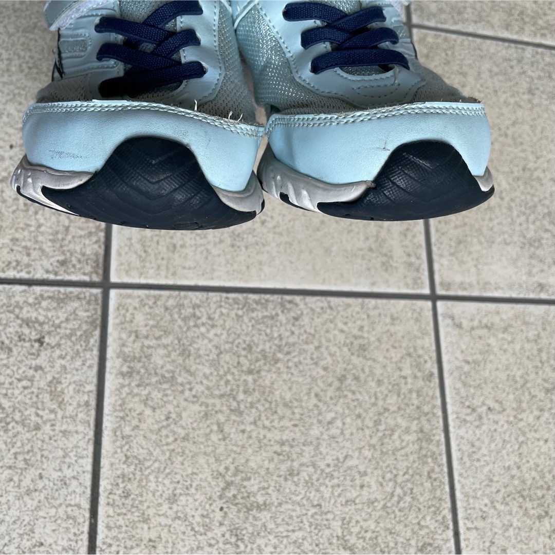 SYUNSOKU（ACHILESS）(シュンソク)の⭐️瞬足⭐️ 22.5cm ミントグリーン 女の子 スニーカー キッズ/ベビー/マタニティのキッズ靴/シューズ(15cm~)(スニーカー)の商品写真