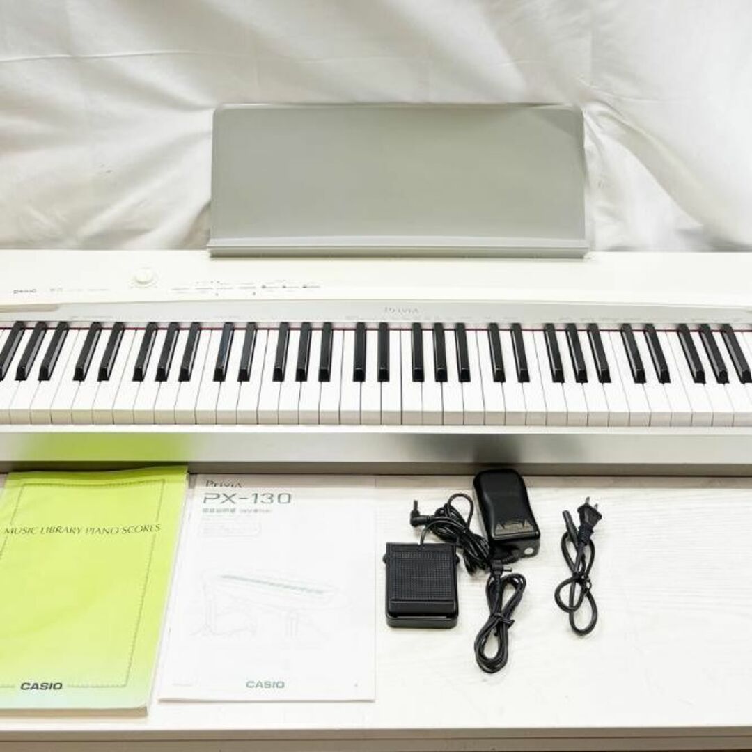 カシオ CASIO 88鍵盤 電子ピアノ Privia PX-130 ホワイトの通販 by