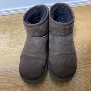 アグ(UGG)のUGG ショートブーツ ブラウン 24cm(ブーツ)