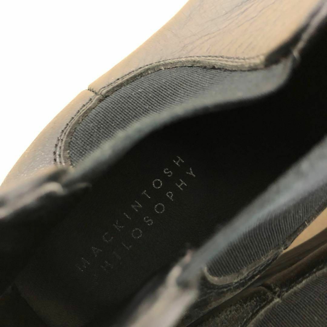 MACKINTOSH PHILOSOPHY(マッキントッシュフィロソフィー)の【送料無料】MACKINTOSH PHILOSOPHYサイドゴアブーツ 25.5 メンズの靴/シューズ(ブーツ)の商品写真