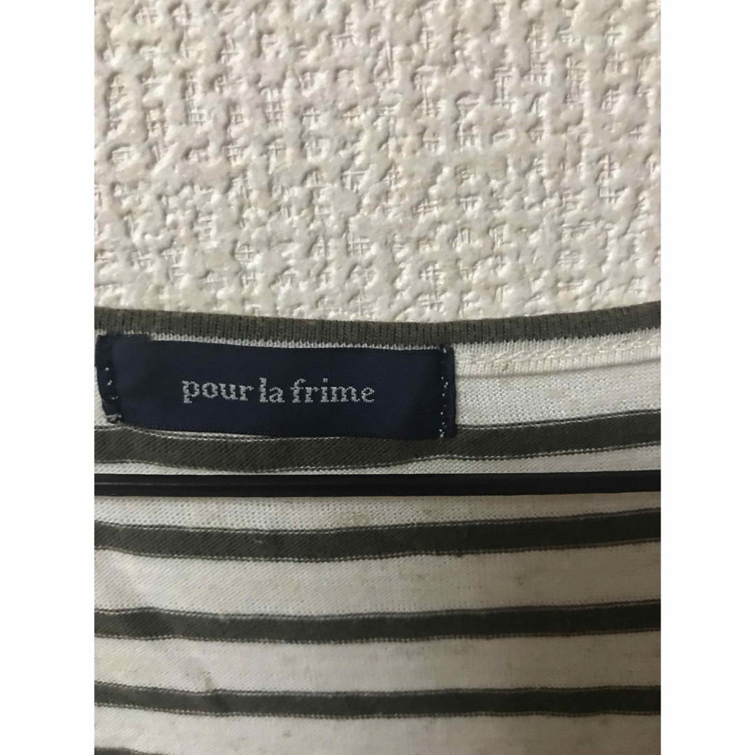 pour la frime(プーラフリーム)の半袖Tシャツ カットソー ボーダー プーラ フリームトップス レディースのトップス(Tシャツ(半袖/袖なし))の商品写真