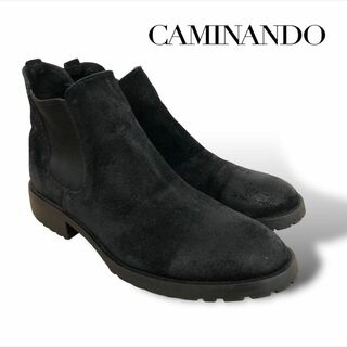 カミナンド(CAMINANDO)の【送料無料】CAMINANDO for SHIPS サイドゴアブーツ ブラック(ブーツ)