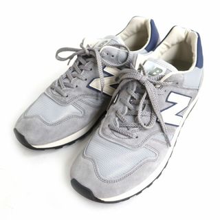 ニューバランス(New Balance)の極美品◆ニューバランス M670UKF 40周年アニバーサリーコレクション スウェード スニーカー/シューズ グレー 28.5cm 箱・紐付き 英国製(スニーカー)