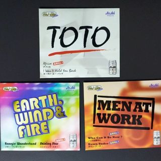 非売品 洋楽3枚セット TOTO Earth, Wind & Fire アサヒ(ポップス/ロック(洋楽))