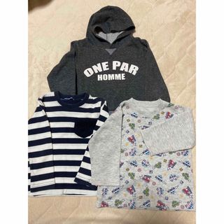 リトルベアークラブ(LITTLE BEAR CLUB)の【110㎝】トレーナー 3点 まとめ売り(Tシャツ/カットソー)