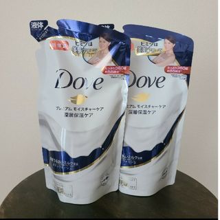 ダヴ(Dove（Unilever）)の2点セット ダヴ プレミアム モイスチャーケア つめかえ用 360g(ボディソープ/石鹸)