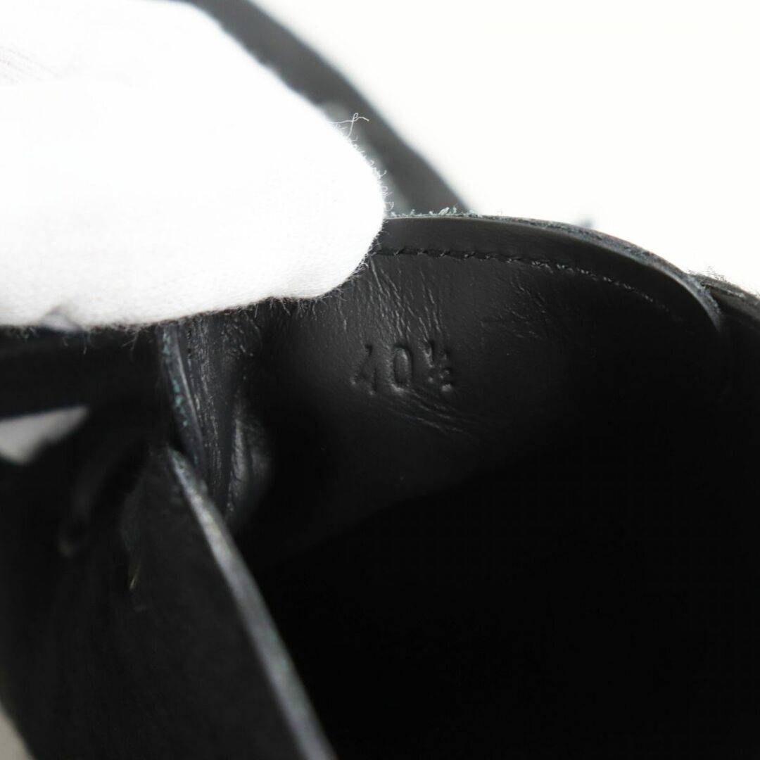 Bottega Veneta(ボッテガヴェネタ)の美品●BOTTEGA VENETA ボッテガヴェネタ ハラコレザー クレープソール チャッカブーツ ブラック 40 1/2 イタリア製 メンズおすすめ◎ メンズの靴/シューズ(ブーツ)の商品写真