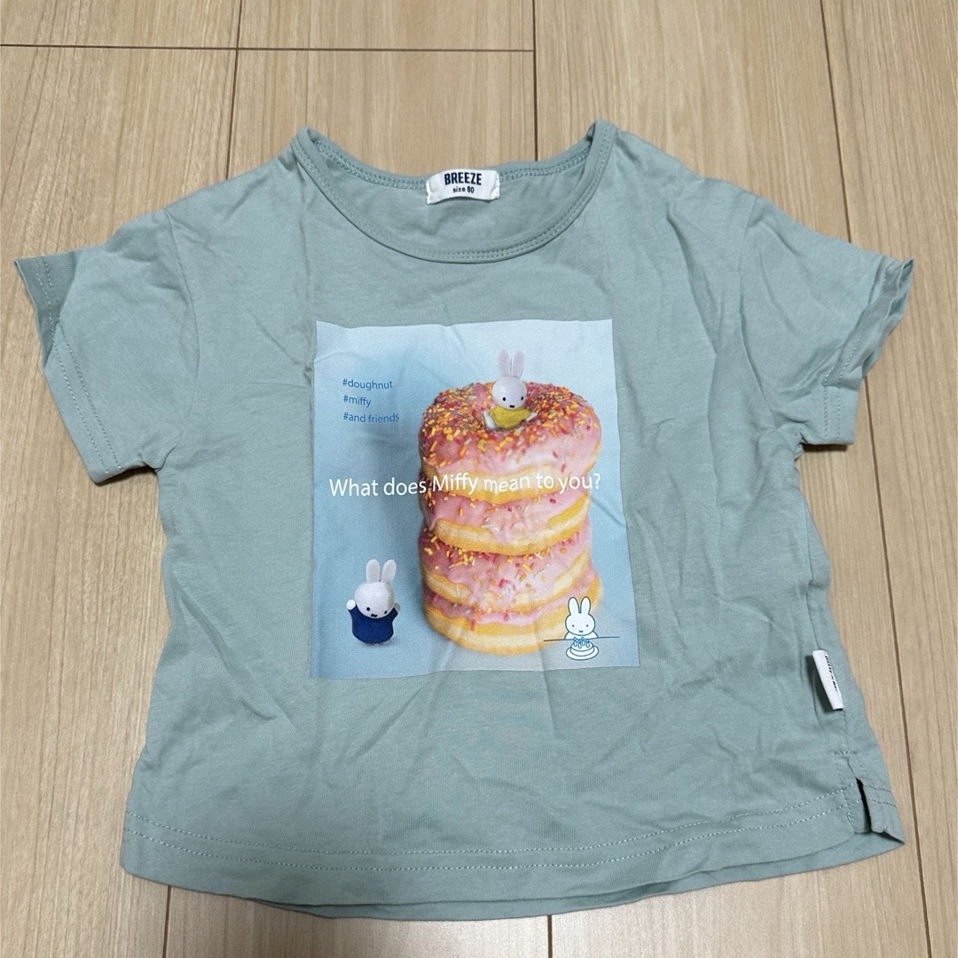 BREEZE(ブリーズ)のBREEZE miffy ミッフィー Tシャツ 80 キッズ/ベビー/マタニティのベビー服(~85cm)(Ｔシャツ)の商品写真