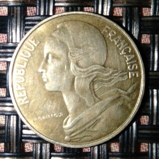 memechan様専用！ユーロ前のフランスのコイン　1988年(貨幣)