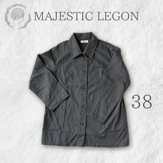 マジェスティックレゴン(MAJESTIC LEGON)のMAJESTIC LEGON  ミリタリー シャツ ジャケット カーキ 38(ミリタリージャケット)