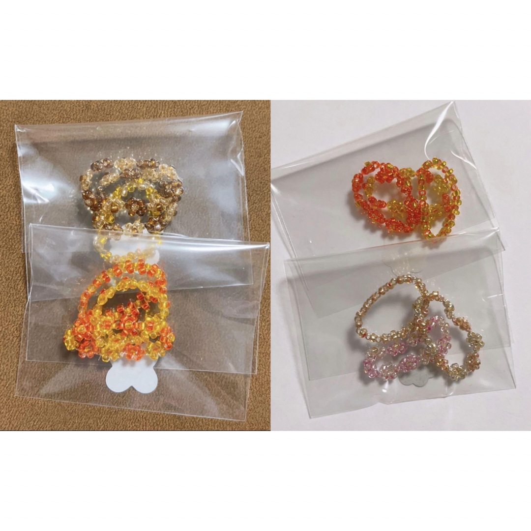 ハンドメイド リング ビーズ ハンドメイドのアクセサリー(リング)の商品写真