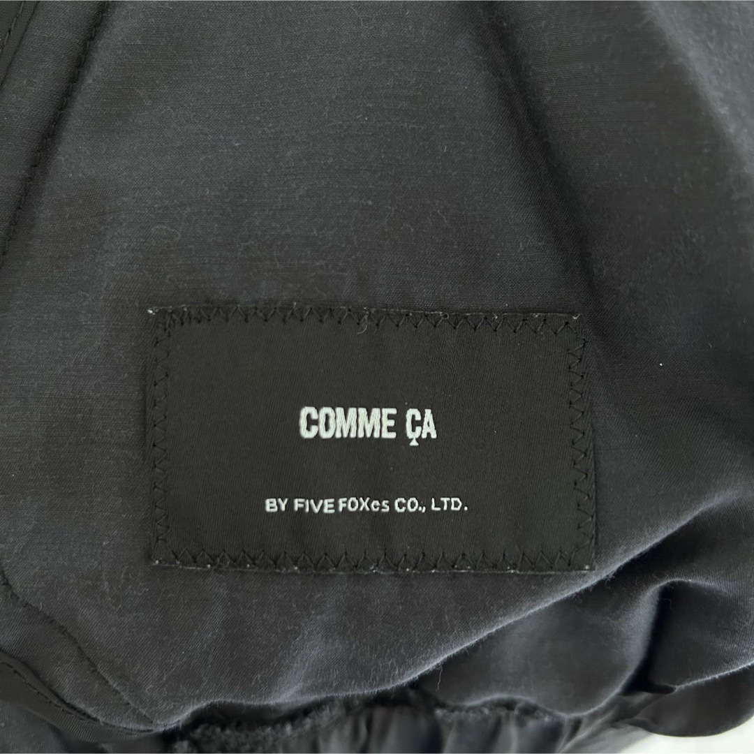 COMME CA ISM(コムサイズム)の【美品】COMME CA コムサ シルク コットン 2wayネック ブルゾン レディースのジャケット/アウター(ブルゾン)の商品写真