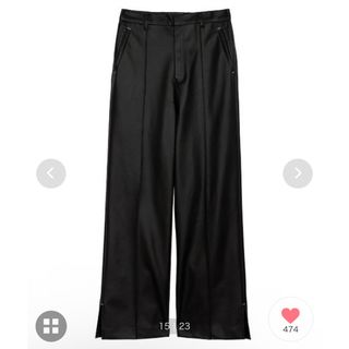 アメリヴィンテージ(Ameri VINTAGE)のPIN TUCK FAKE LEATHER PANTS(その他)