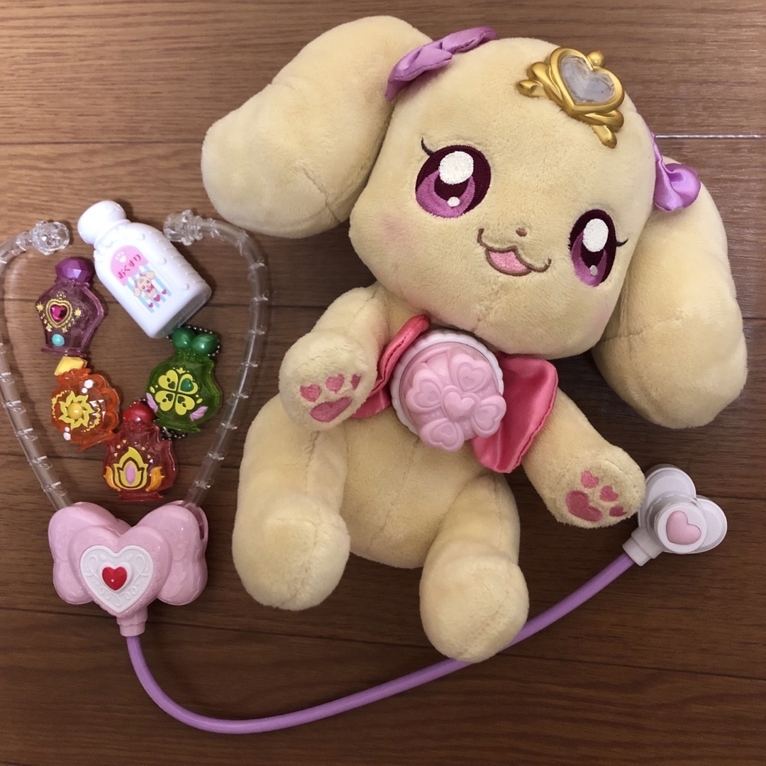 BANDAI(バンダイ)のおしゃべりラテ　プリキュア  エンタメ/ホビーのおもちゃ/ぬいぐるみ(ぬいぐるみ)の商品写真