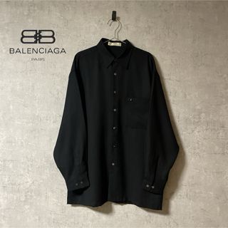 バレンシアガ(Balenciaga)のBALENCIAGA バレンシアガ 90年代 ビンテージ  ウールシャツ(シャツ)