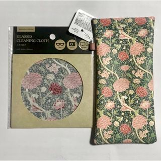 ウィリアム・モリス(William Morris)のウィリアムモリス❤︎メガネ ケース & メガネ拭き❤︎セット❤︎ピンク❤︎(その他)