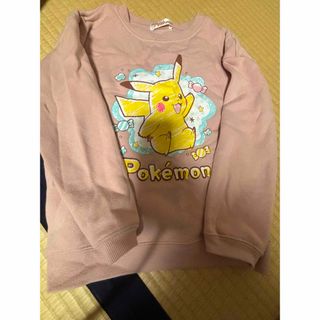 ポケモン(ポケモン)のポケモン ピカチュウ 裏起毛トレーナー120(Tシャツ/カットソー)