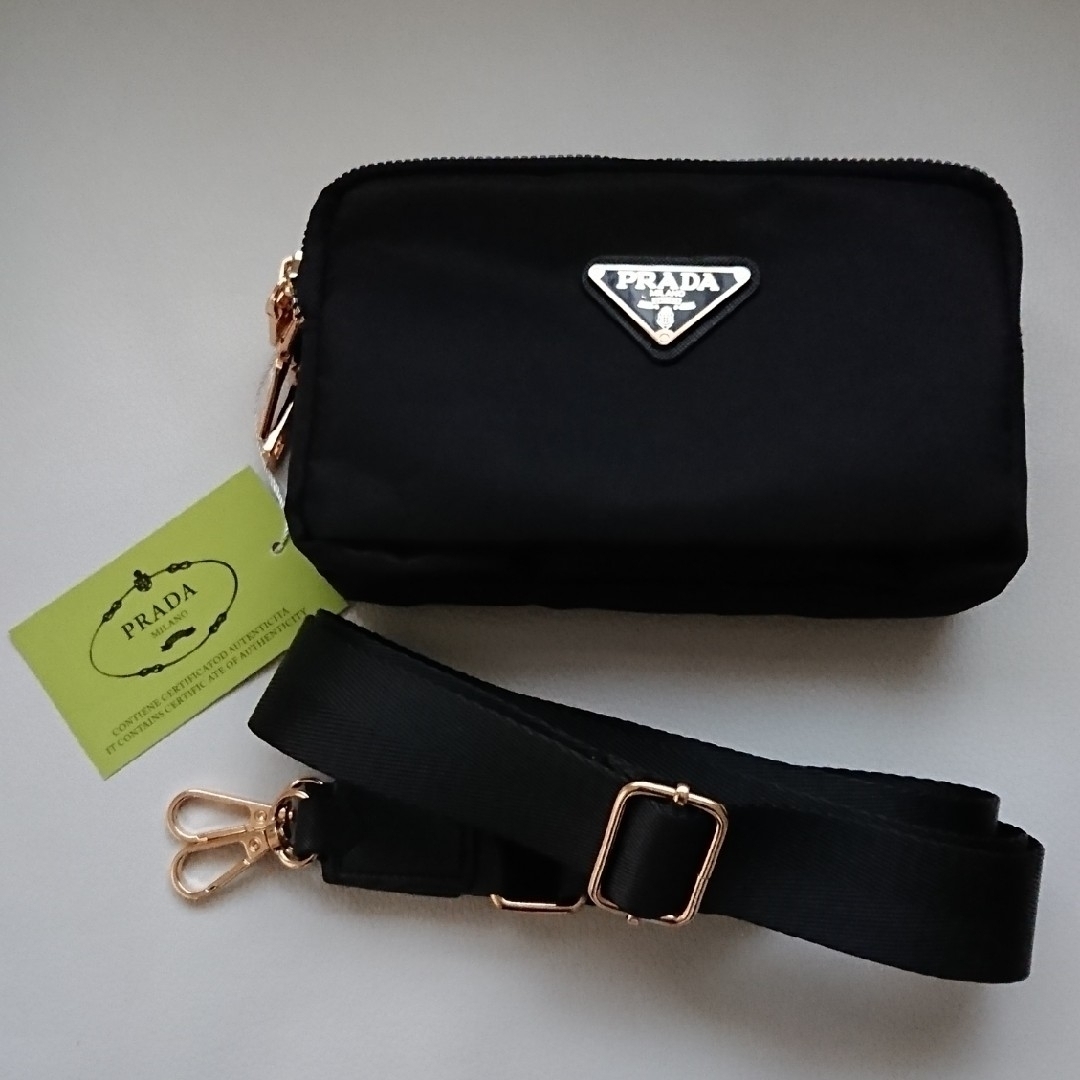 ミニバッグ PRADA プラダコインカードケース ノベルティ ポーチ - 小物 ミニバッグ PRADA プラダコインカードケース ノベルティ ポーチ - 小物