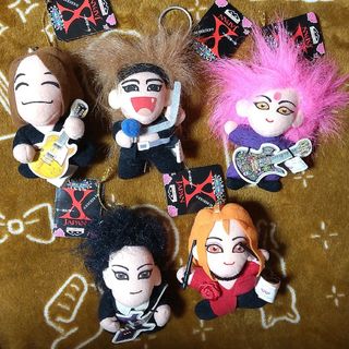 【バラ売り可️⭕️】 X JAPAN キーホルダー マスコット 全5種セット(ミュージシャン)