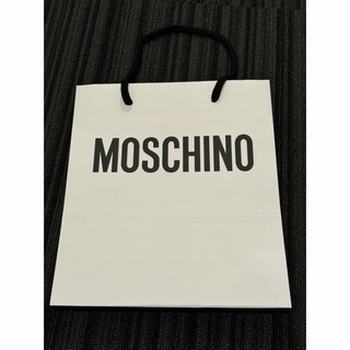 モスキーノ(MOSCHINO)のMOSCHINO モスキーノ　ショッパー　バッグ　紙袋　ショップ袋　ホワイト　白(ショップ袋)