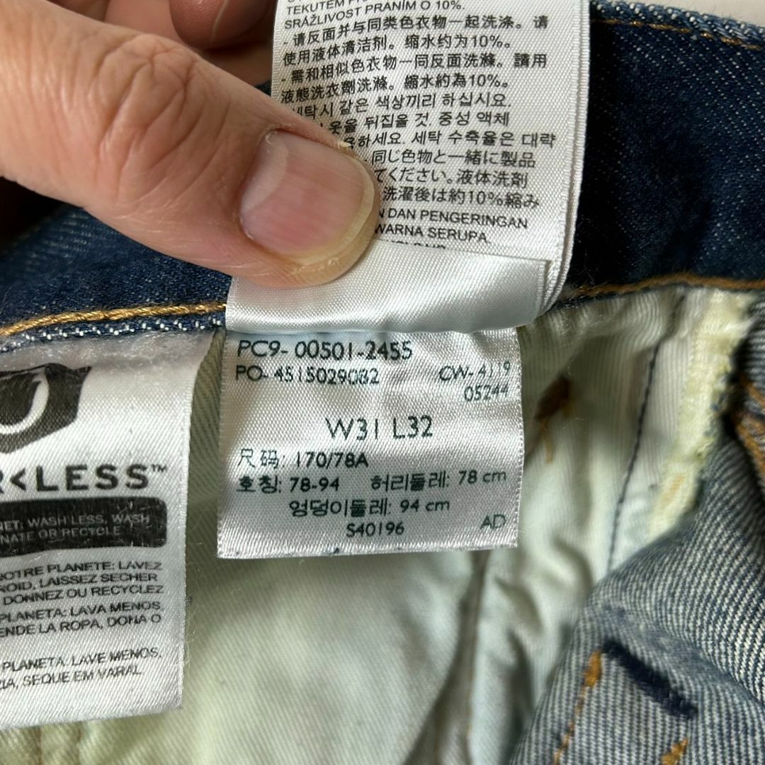 USA製 00501-2455 Levi's 501 BIG E 赤耳 W31