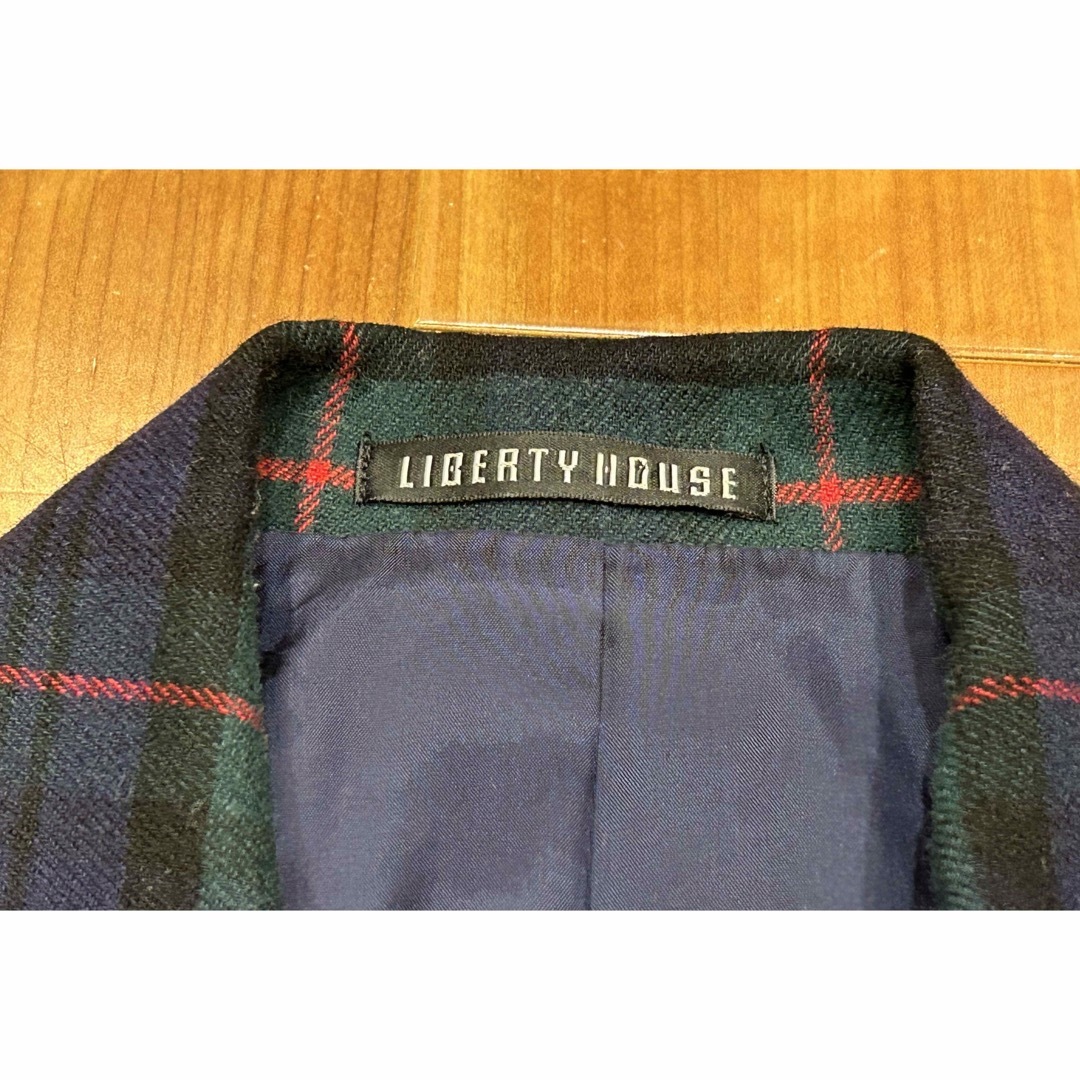 LIBERTY HOUSE(リバティハウス)の希少　極美品　LIBERTY HOUSE　リバティハウス　ダブル　ブレザー　M レディースのジャケット/アウター(テーラードジャケット)の商品写真