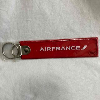 AIR FRANCE キーホルダー キーリング　レッド(キーホルダー)