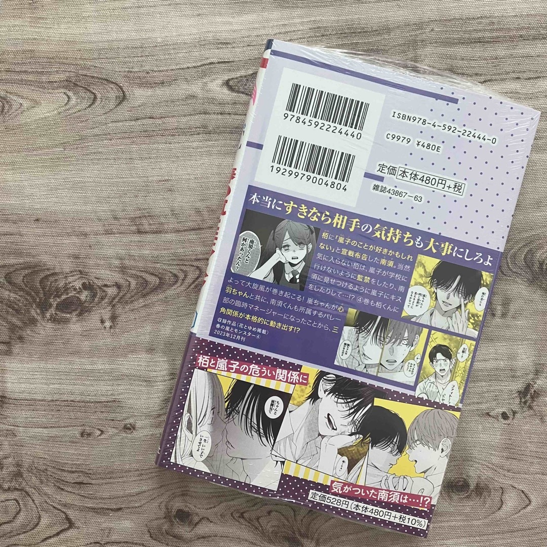 白泉社(ハクセンシャ)の【コミック】春の嵐とモンスター　④巻　初版 未読 シュリンク付 エンタメ/ホビーの漫画(少女漫画)の商品写真