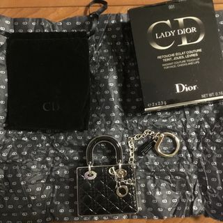 クリスチャンディオール(Christian Dior)のCD  ディオール　　リップ＆チーク　バックチャーム　　新品　未使用品(リップグロス)