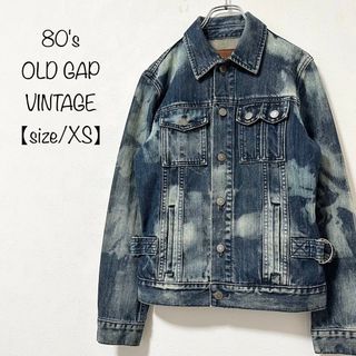 ギャップ(GAP)の80s★OLD GAP★オールドギャップ★Gジャン/デニム★ウォッシュ★XS(Gジャン/デニムジャケット)