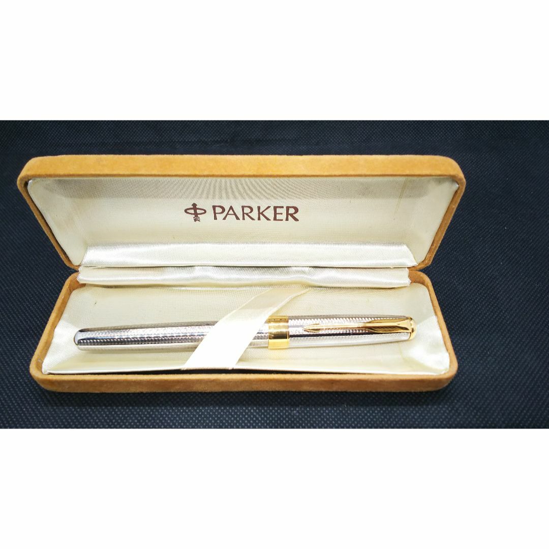 Parker - 万年筆 ソネット プルミエ シルバーカスケード (ペン先: 18k