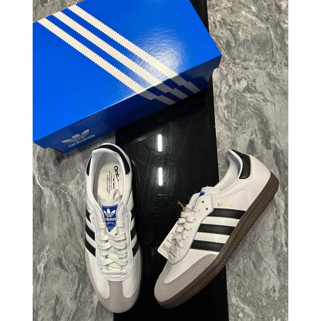 adidas(アディダス)の新品！アディダス サンバ OG ホワイト SAMBA OG 23cm レディースの靴/シューズ(スニーカー)の商品写真