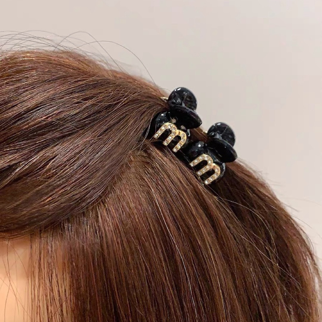 ミニヘアクリップ ヘアピン 髪飾り ヴィンテージ 高級 人気 最新 韓国m M レディースのヘアアクセサリー(ヘアピン)の商品写真